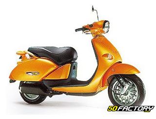 scooter 50cc Aprilia Mojito Back